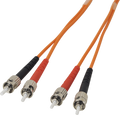 Cable patch dúplex FO ST-ST 50/125µ, 3m