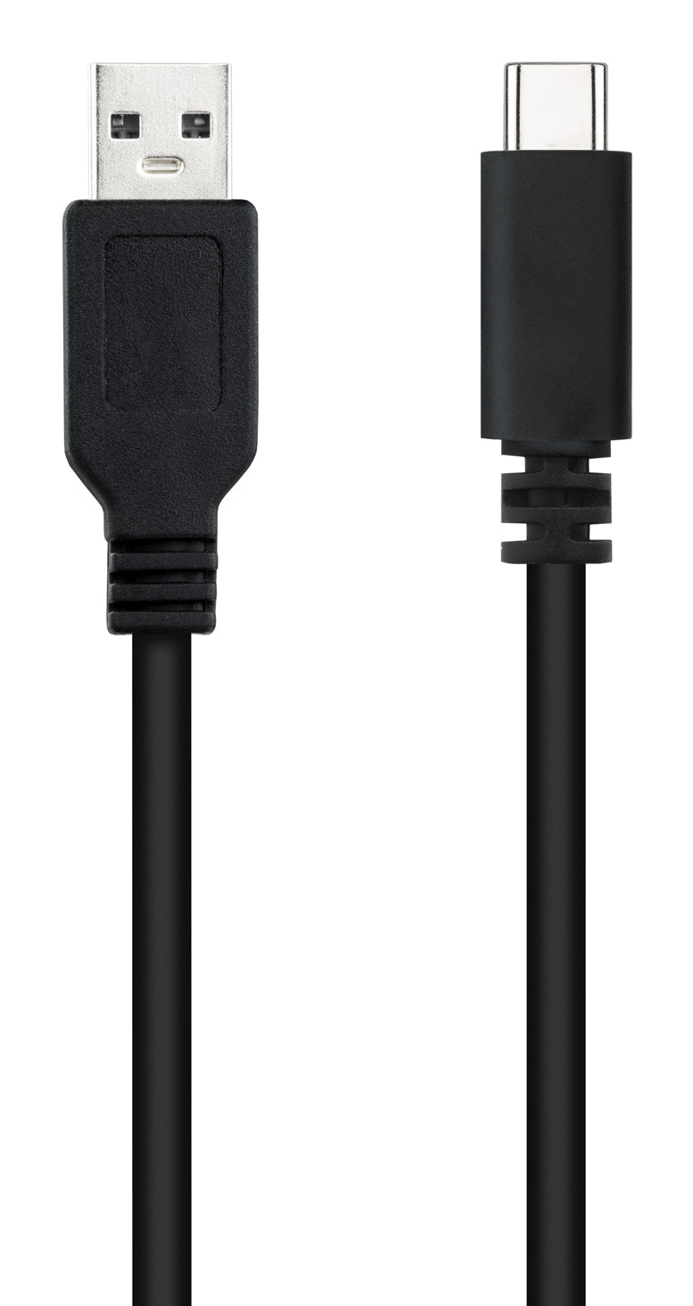 Nanocable USB 2.0, 2m cable USB USB C 2 x USB A 0,48 Gbit/s Negro (3)