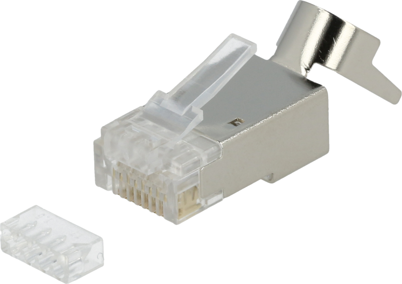 Conector RJ45 Cat 6a STP gris 100 unid. (4)