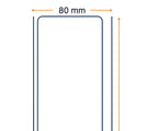 Receipt Rolls, Heipa, Papel Térmico, 80 mm, 80 mm, 12.7 mm, Farmacia-A (Austria), Blanco