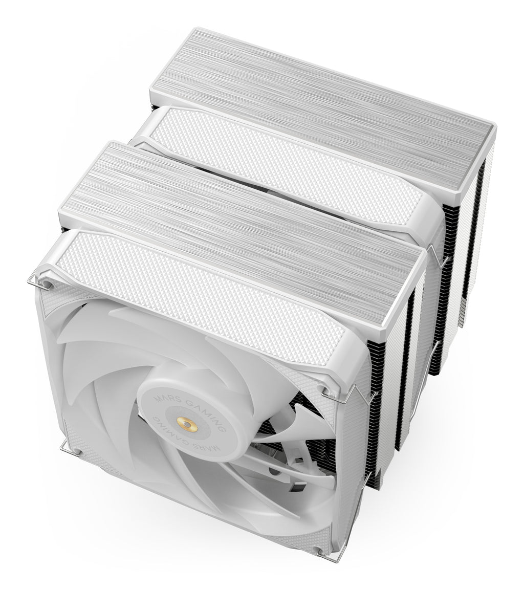 Mars Gaming MCPU-XU6W Procesador Refrigerador de aire 12 cm Blanco 1 pieza(s) (3)