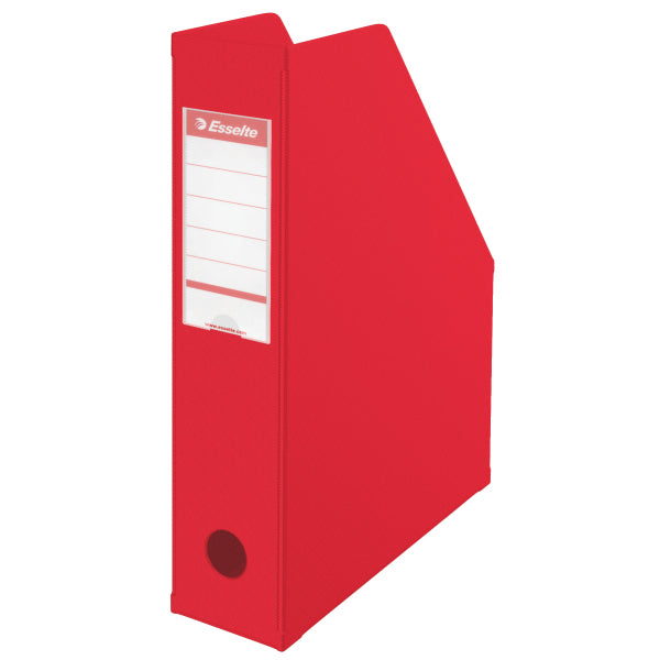 Esselte VIVIDA caja archivador Rojo Cloruro de polivinilo (PVC)