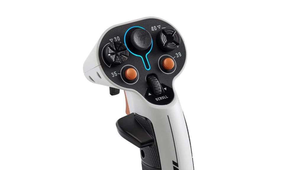 Thrustmaster Sol-R 2 HOSAS Space Sim Duo Negro, Blanco USB Palanca de vuelo Analógico/Digital PC (2)