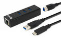 Plugable Technologies USB 3.0 Alámbrico USB 3.2 Gen 1 (3.1 Gen 1) Type-B Negro
