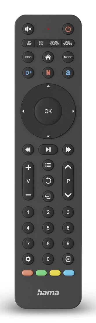 Hama 00221055 mando a distancia IR inalámbrico TV Botones
