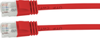 Cable patch RJ45 U/UTP Cat6a 10 m rojo