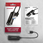 Axagon ADE-AR USB-A 3.2 Gen 1 - Gigabit Ethernet 10/100/1000 Adapter - Adapter - Digital/Daten 1000 Mbit/s (6)