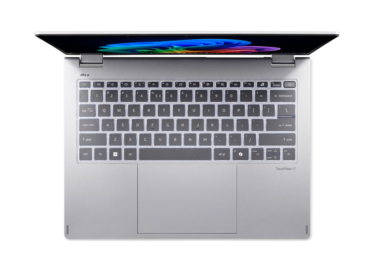 Acer TravelMate P4 Spin 14 AI TMP414RN-56-TCO-55A8 Copilot+ PC Intel Core Ultra 5 325 Híbrido (2-en-1) 35,6 cm (14") Pantalla táctil WUXGA 16 GB DDR5-SDRAM 512 GB SSD Wi-Fi 7 (802.11be) Windows 11 Pro Plata (6)
