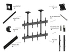 Multibrackets 3552 soporte para pantalla de señalización 65" Negro