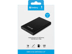 Sandberg 133-89 caja para disco duro externo Carcasa de disco duro/SSD Negro 2.5" (3)