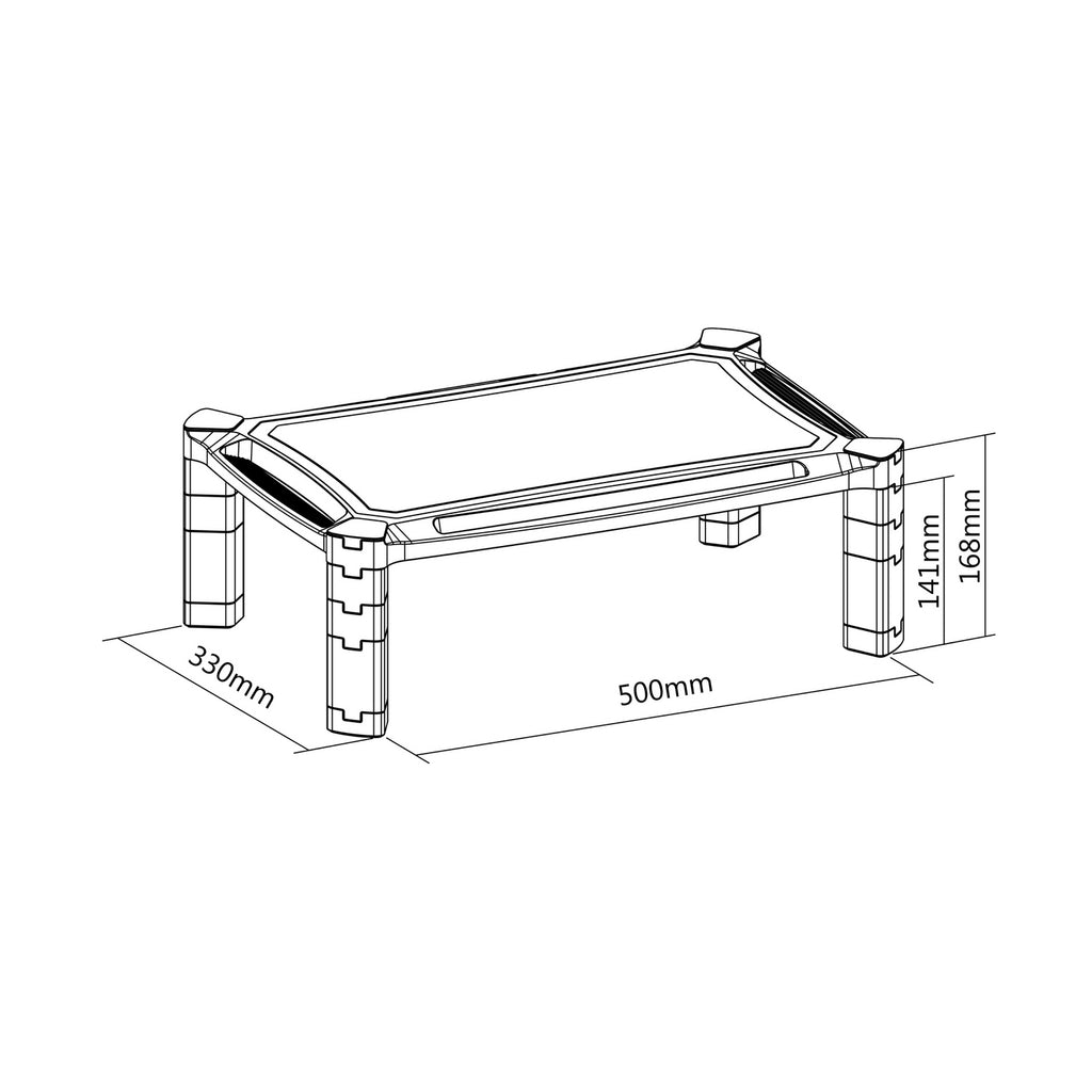 AISENS MR02-117 soporte para monitor 81,3 cm (32") Escritorio (6)