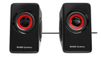 Mars Gaming MS1 altavoz Negro, Rojo Alámbrico (2)