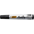 BIC Marking 2300 rotulador permanente punta biselada Negro 12 piezas (3)