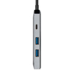 AISENS ASUC-4P002-GR base para portátil y replicador de puertos Alámbrico USB 3.2 Gen 1 (3.1 Gen 1) Type-C (4)