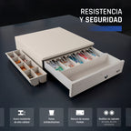 iggual IRON-50W Cajón de efectivo automático y manual (3)