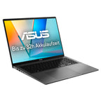 ASUS Vivobook S16 S3607VA-RP142W Intel Core 7 240H Portátil 40,6 cm (16") WUXGA 16 GB DDR5-SDRAM 1 TB SSD Wi-Fi 6 (802.11ax) Windows 11 Home Gris QWERTZ Alemán (6)