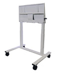 Smart FSE-500-W - Carrito, para panel plano interactivo, acero, blanco