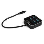 StarTech.com HB31C4AB hub de interfaz USB 3.2 Gen 2 (3.1 Gen 2) Type-C 10000 Mbit/s Negro