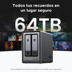 Ugreen NASync DXP2800 NAS System 2-Bay Compacto Intel® N N100 8 GB DDR5 0 TB UGOS Pro Negro (4)