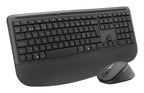 Logitech Signature Comfort Plus Combo MK880 for Business teclado Ratón incluido Oficina RF Wireless + Bluetooth QWERTY Danés, Noruego, Sueco, Finlandés Grafito (4)