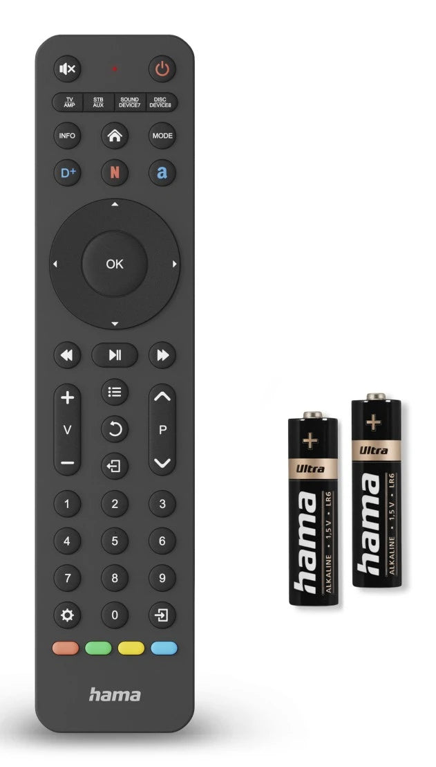 Hama 00221055 mando a distancia IR inalámbrico TV Botones (8)