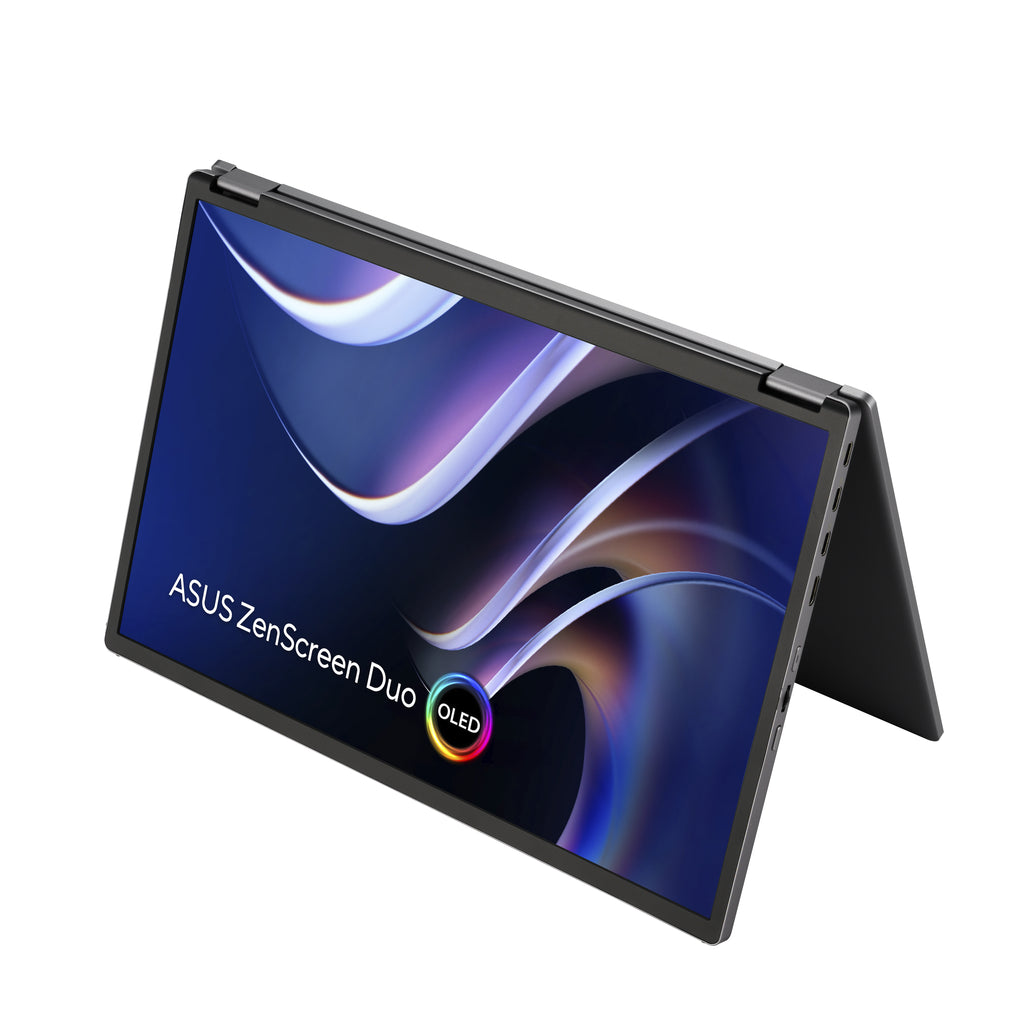 ASUS ZenScreen Duo OLED MQ149CD pantalla para PC 35,6 cm (14") 1920 x 1200 Pixeles WUXGA Plata (7)
