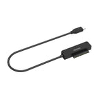 AISENS ASE-25C04B caja para disco duro externo Caja de disco duro (HDD) 2.5" USB con suministro de corriente (3)