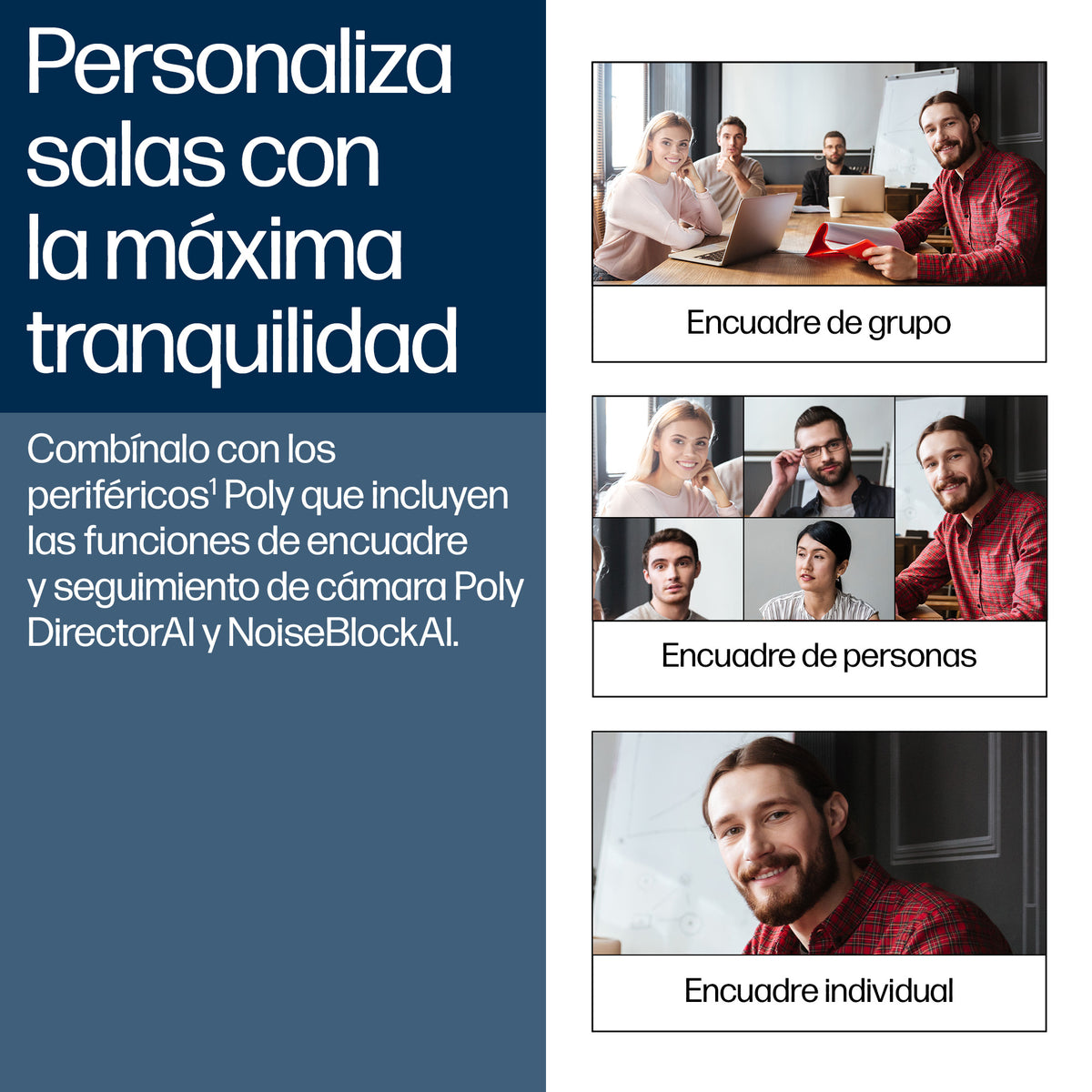 HP Poly 99T18AA - Sin cable de alimentación, sistema de videoconferencia