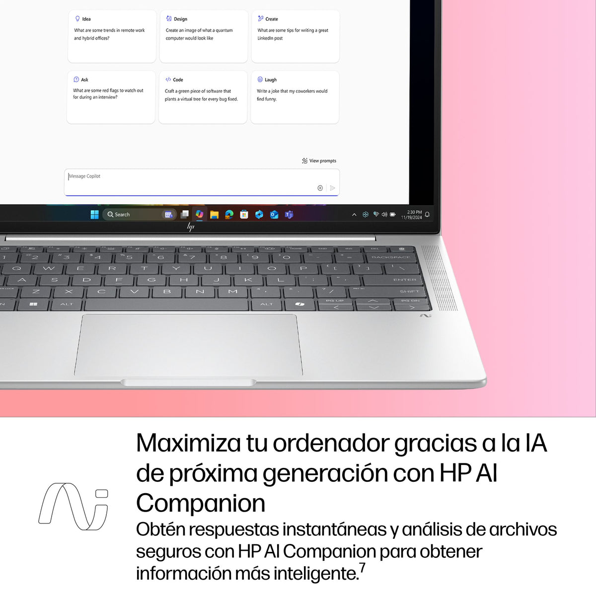 HP EliteBook X G1i Next Gen AI PC Wolf Pro Security Edition Copilot+ PC Intel Core Ultra 5 226V Portátil 35,6 cm (14") WUXGA 16 GB LPDDR5x-SDRAM 512 GB SSD Wi-Fi 7 (802.11be) Windows 11 Pro Plata (7)