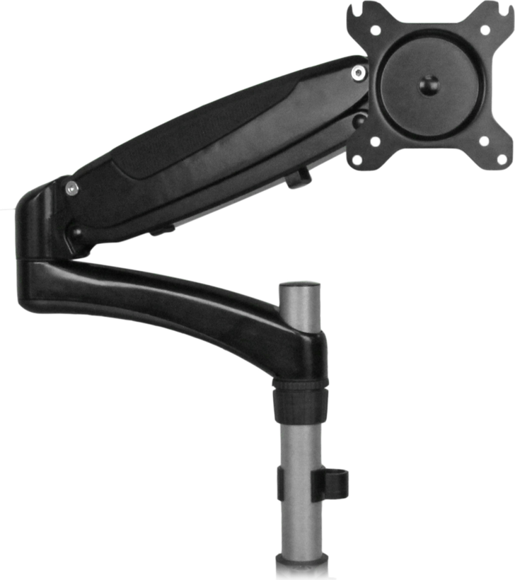 Startech ARMUNONB - Kit de montaje (abrazadera polar, almohadilla de goma (2)