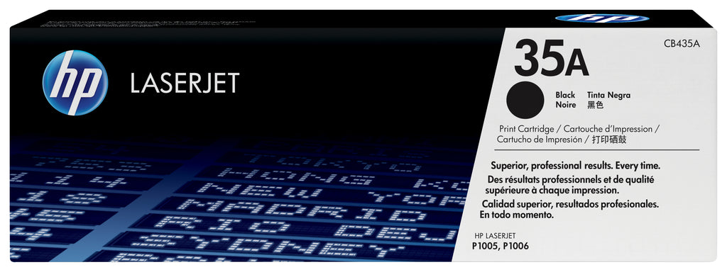HP 35A Black Original LaserJet Toner Cartridge cartucho de tóner 1 pieza(s) (2)