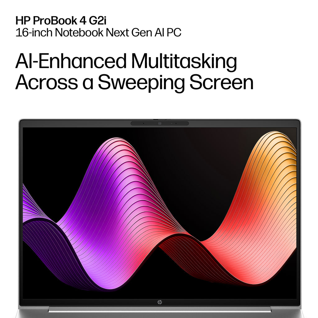 HP ProBook 4 G2i 16 inch Notebook Next Gen AI PC Wolf Pro Security Edition Copilot+ PC Intel Core Ultra 7 Laptop 40.6 cm (16") WUXGA 16 GB DDR5-SDRAM 512 GB SSD Wi-Fi 7 (802.11be) Windows 11 Pro Silver (8)