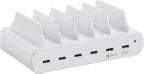 CoreParts 150W 6 Ports USB-C Charging station Smartphone Blanco Corriente alterna Interior (2)
