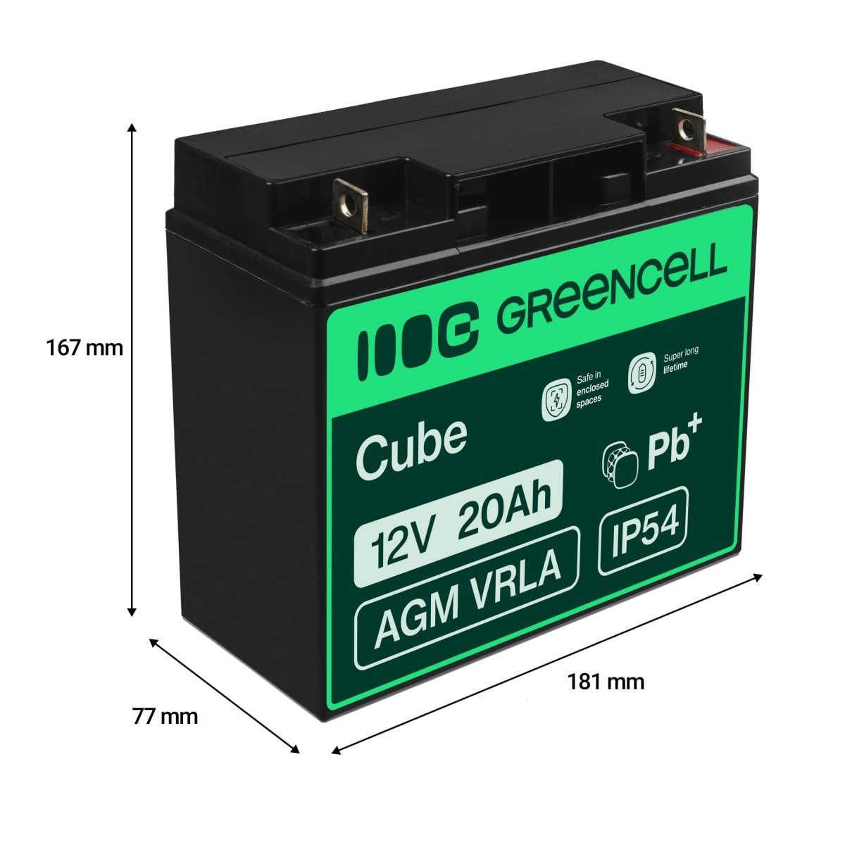 Green Cell AGM10 - Batterie - Noir (2)