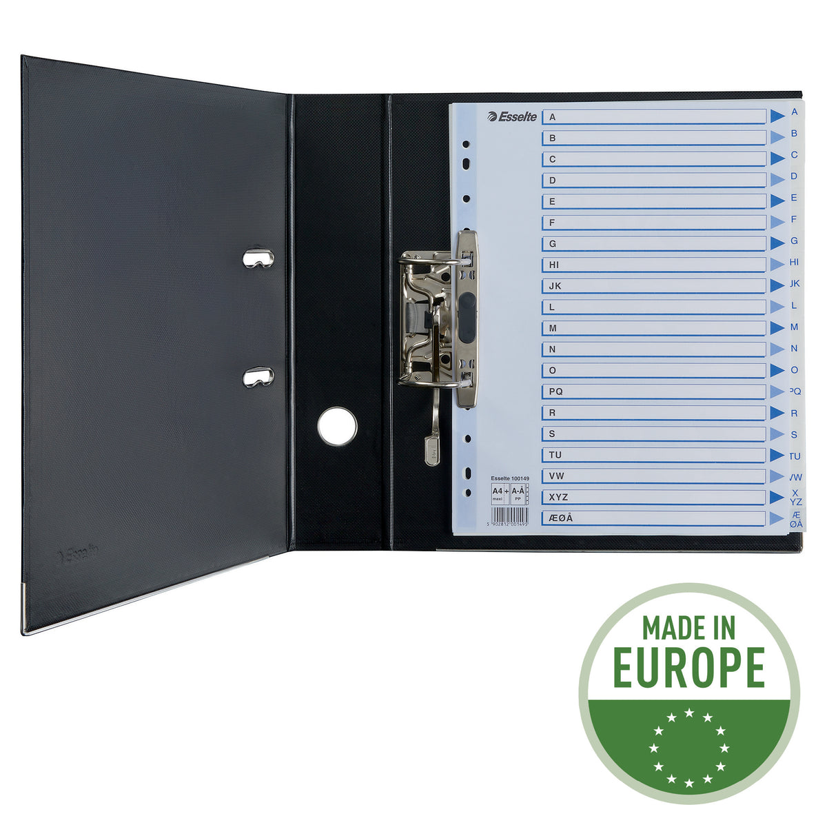 Esselte 100149 lengüeta de índice Polipropileno (PP) Blanco (3)