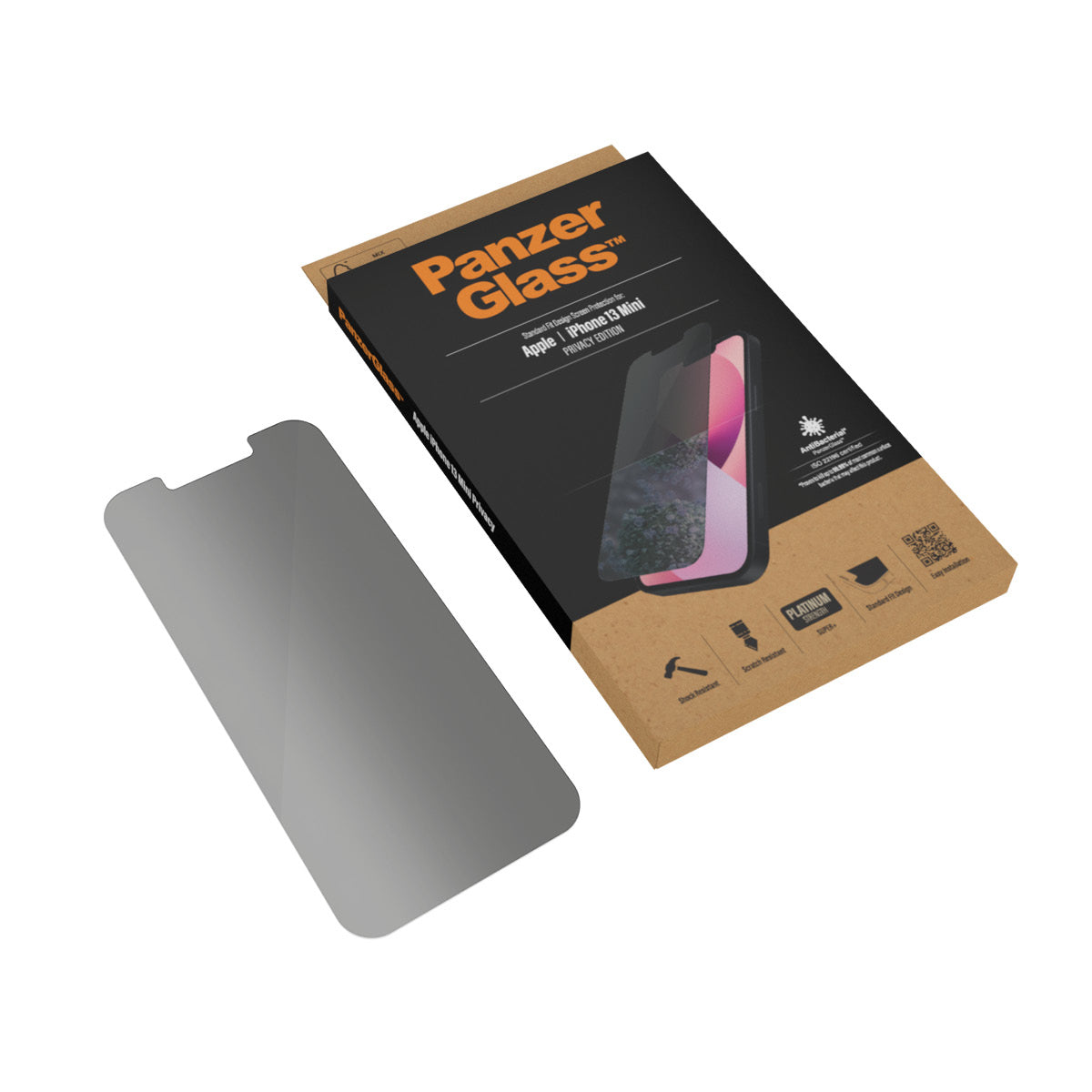 PanzerGlass ® Privacy Screen Protector iPhone 13 Mini | Standard Fit Protector de pantalla Apple 1 pieza(s) (5)