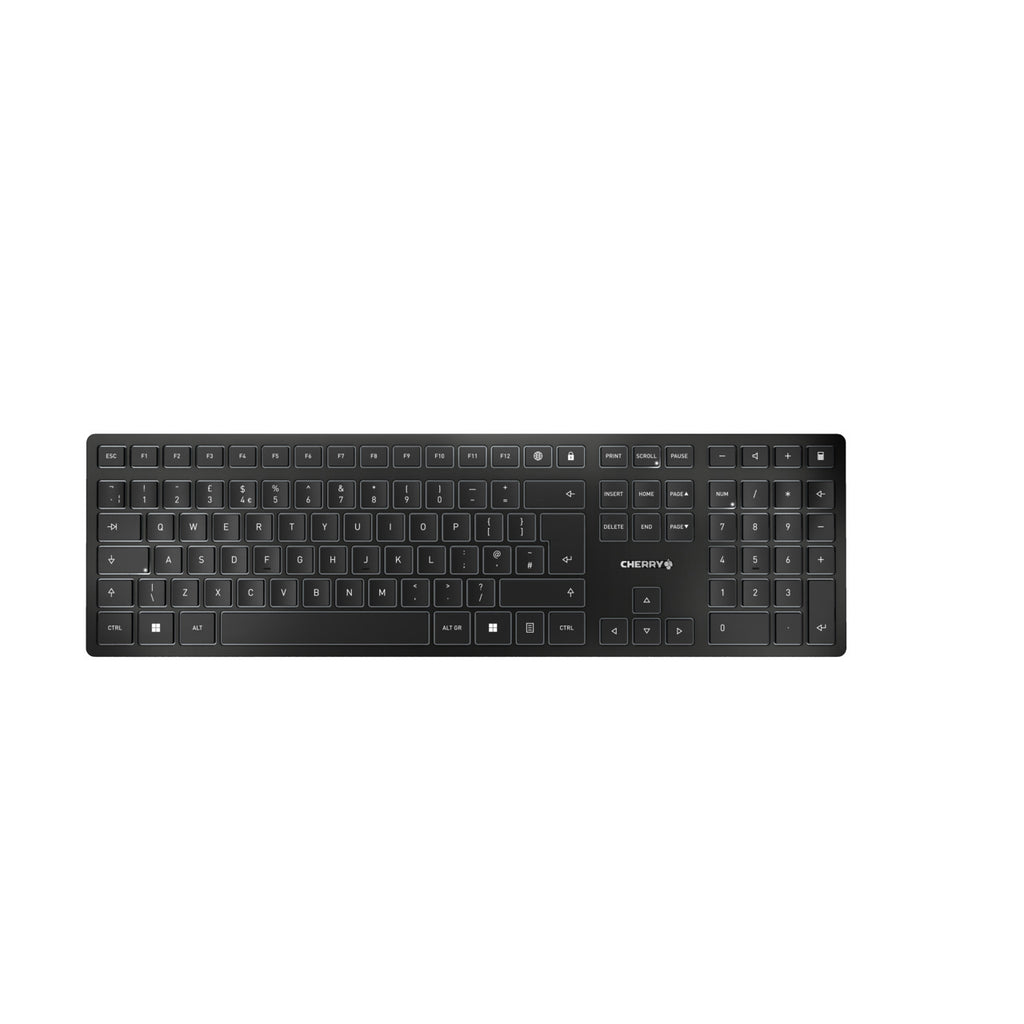 CHERRY KW 9100 SLIM teclado Universal RF Wireless + Bluetooth QWERTY Inglés del Reino Unido Negro