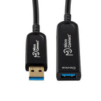 Microconnect MC-USB3.0AAF100AOP cable USB USB 3.2 Gen 2 (3.1 Gen 2) 100 m USB A Negro (3)