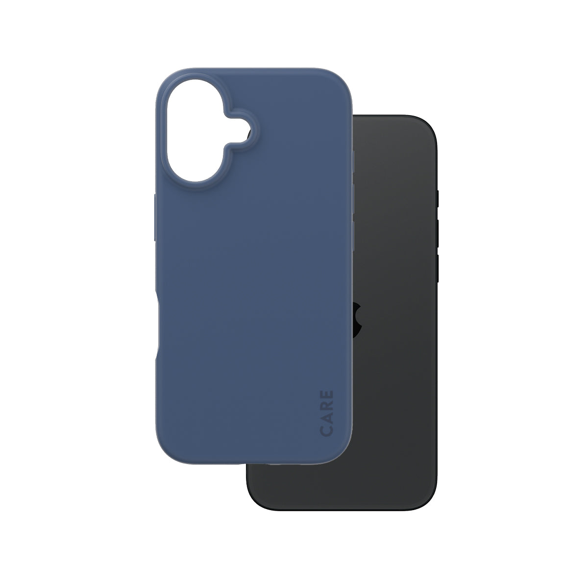 PanzerGlass CARE™ by ® Case Blue iPhone 16 funda para teléfono móvil Azul