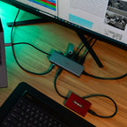 Targus DOCK427GL base para portátil y replicador de puertos Alámbrico USB 3.2 Gen 2 (3.1 Gen 2) Type-C Gris (9)