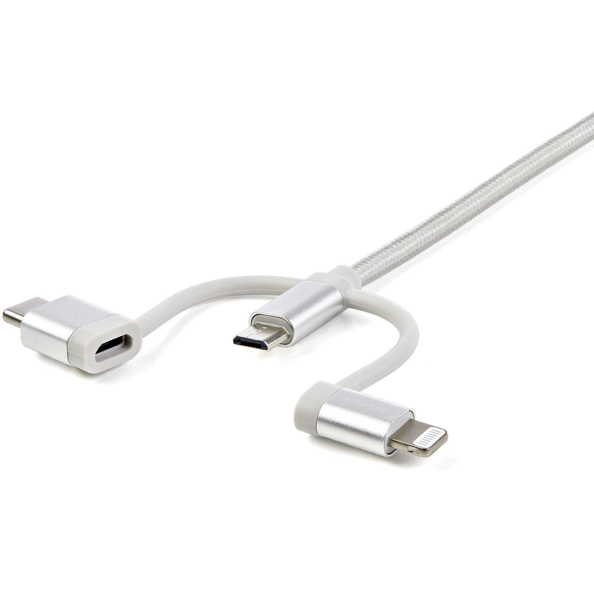 StarTech.com LTCUB1MGR cable USB USB 2.0 Micro-USB B 0,48 Gbit/s Plata (4)