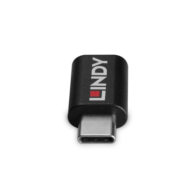 Lindy 71265 cambiador de género para cable USB Type C Negro (5)