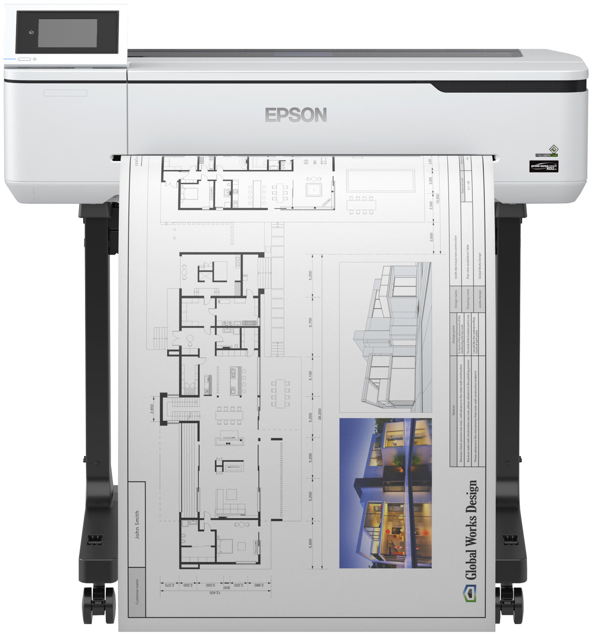 Epson SureColor SC-T3100 impresora de gran formato Wifi Inyección de tinta Color 2400 x 1200 DPI A1 (594 x 841 mm) Ethernet (2)