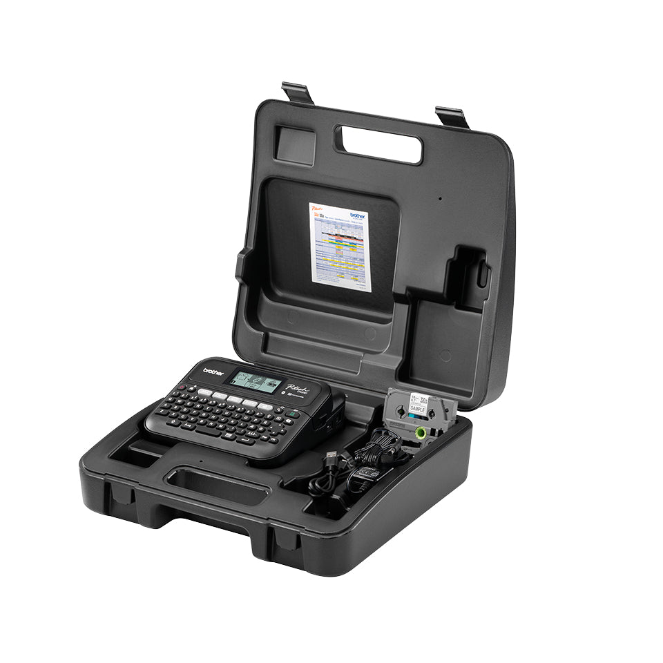 Brother PT-D460BTVP impresora de etiquetas Transferencia térmica 180 x 180 DPI 30 mm/s Inalámbrico y alámbrico TZe Bluetooth QWERTY (8)