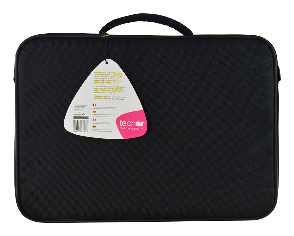 Techair Classic essential 35,8 cm (14.1") Maletín Negro (8)