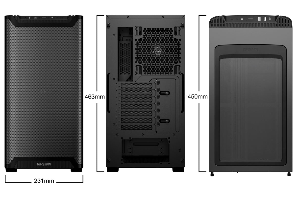 be quiet! PURE BASE 501 Airflow Window Black Midi Tower Negro (2)