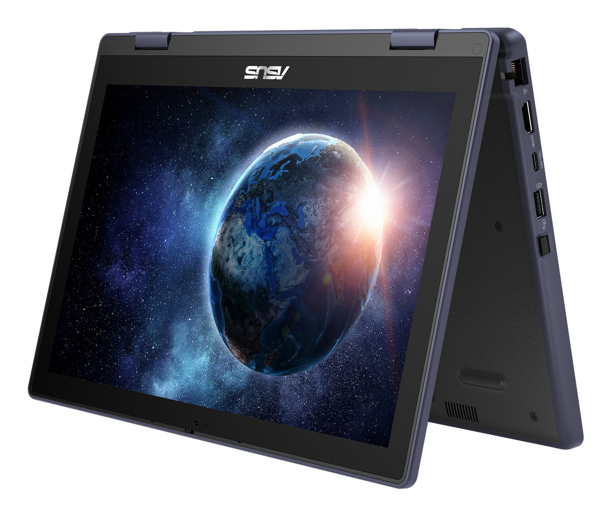 ASUS BR12FT-CS81XA Intel® N N150 Híbrido (2-en-1) 31 cm (12.2") Pantalla táctil WUXGA 8 GB DDR5-SDRAM 128 GB UFS Wi-Fi 6 (802.11ax) Windows 11 Pro Education Gris QWERTY Inglés del Reino Unido (8)