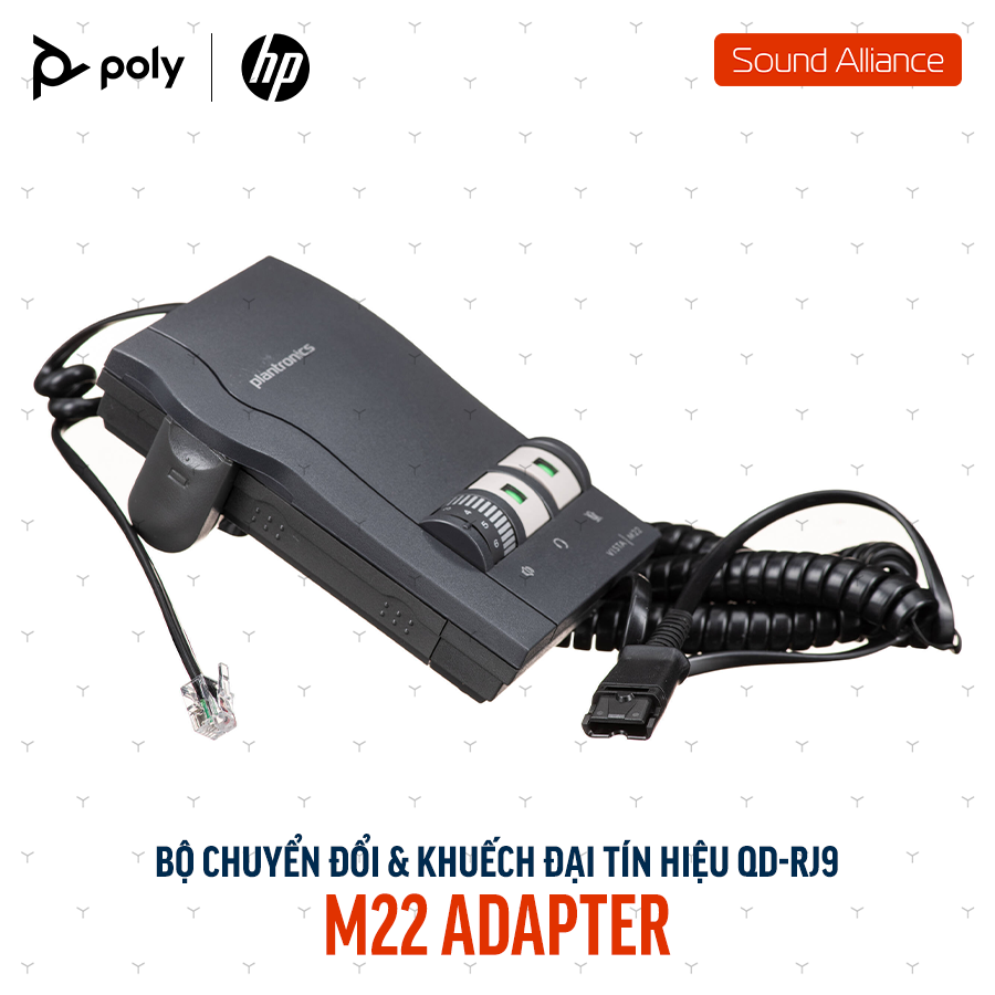 85T20AA#ABB - HP M22, Amplificador para auricular, para Poly M22 (4)