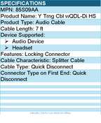 HP Separador de auriculares cuerda de entrenamiento en forma 85S09AA (2)