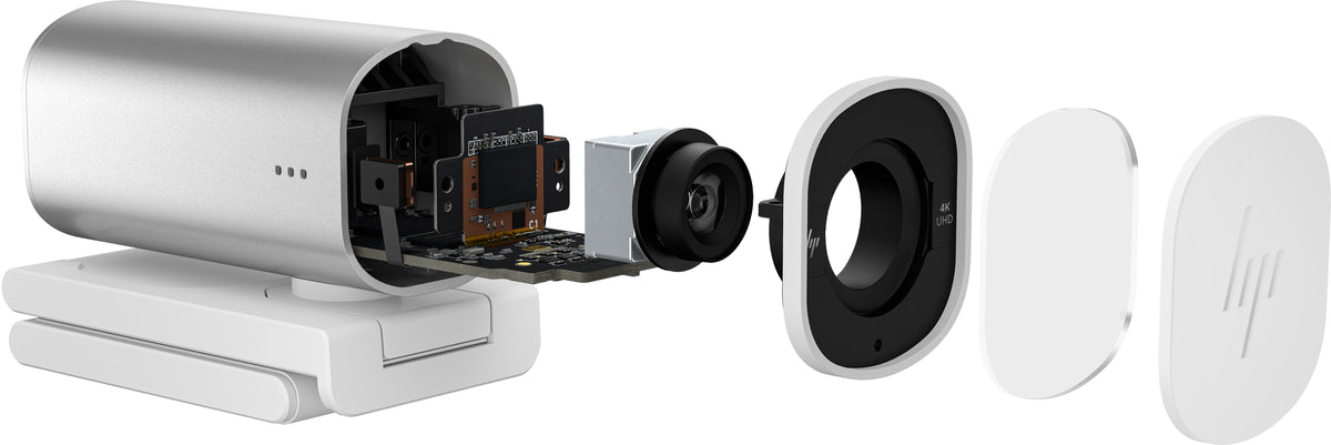HP 960 4K Streaming Webcam cámara web 8 MP 3840 x 2160 Pixeles USB Plata (9)